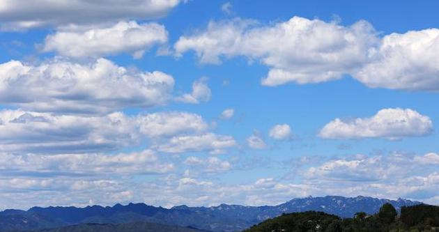 京郊：密云潮白河生态补水，蓝天碧水如同一幅幅美丽的画卷