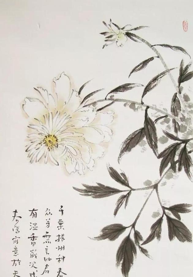 夸赞花鸟画图片