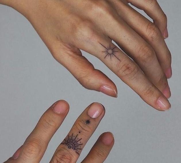 手指纹身的禁忌图片